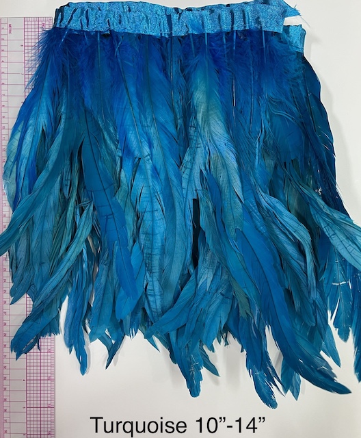 Coque Turquoise Feather 10"-14"